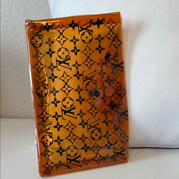 Lowest price: Louis Vuitton Monogram plastic Clutch bag pouch toiletry purse - Picture 1 of 8